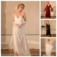 White suspender nightdress