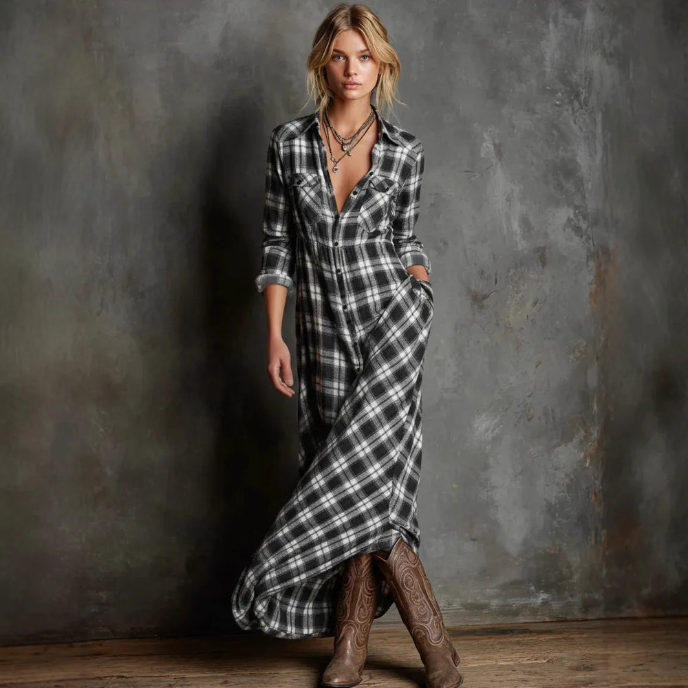 green plaid