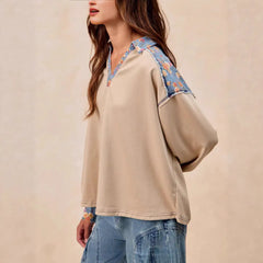 Light brown denim