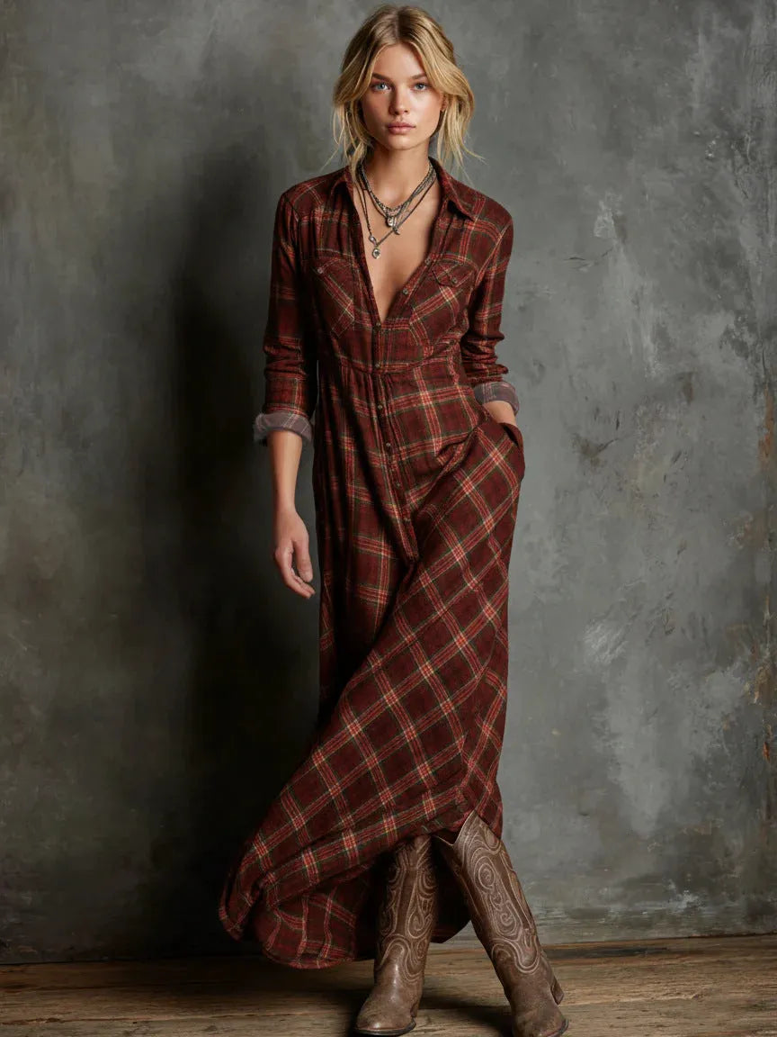 green plaid
