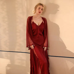 White suspender nightdress