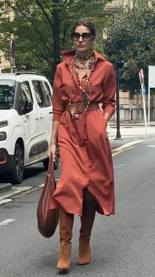 Brick red
