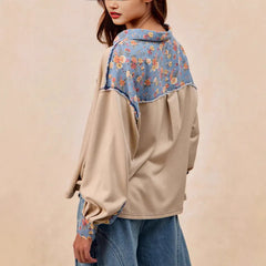 Light brown denim