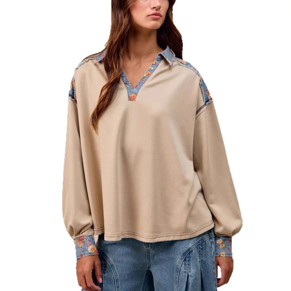 Light brown denim