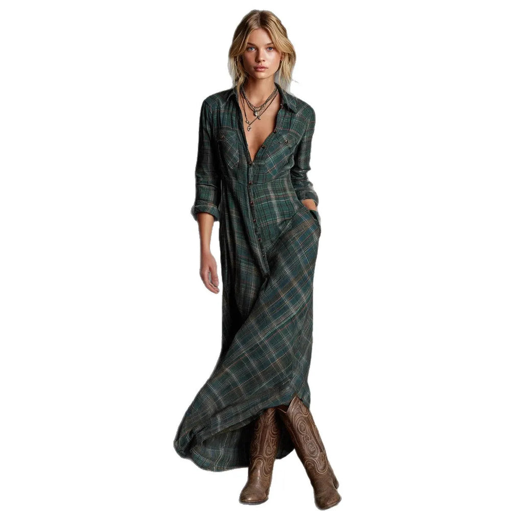 green plaid